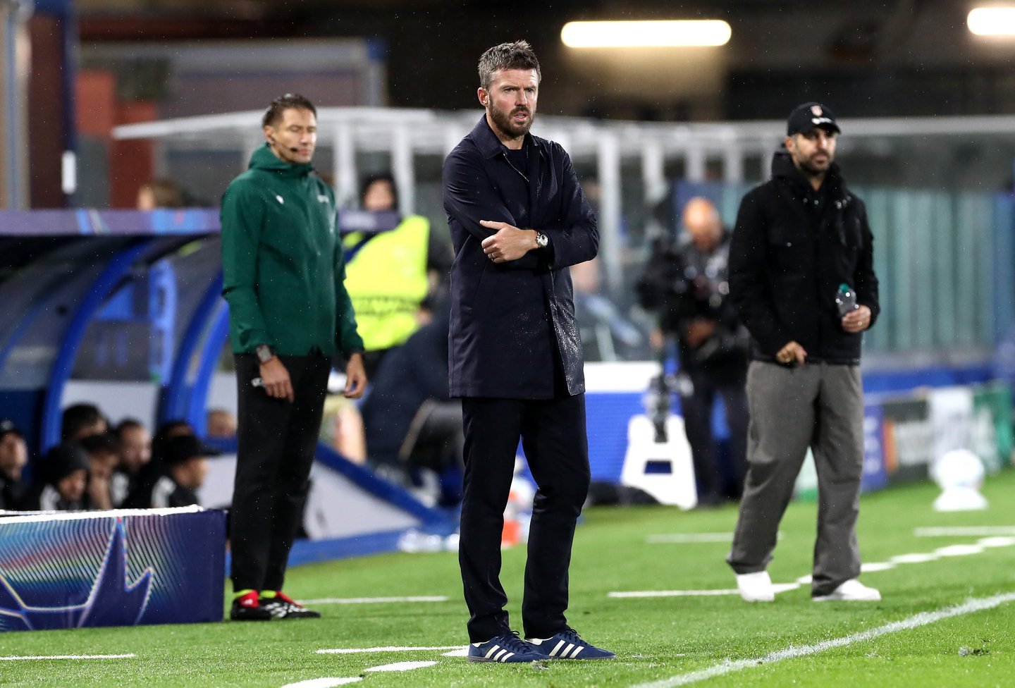 Carrick stay for Bournemouth: Michael Carrick watches from the touchline