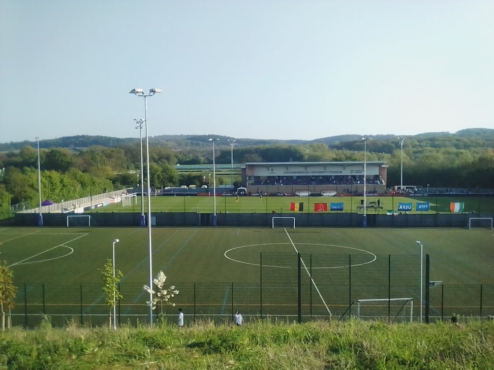 Loughborough University Stadium, venue for Manchester United U21s against Nottingham Forest, shown in a May 2018 archive photograph