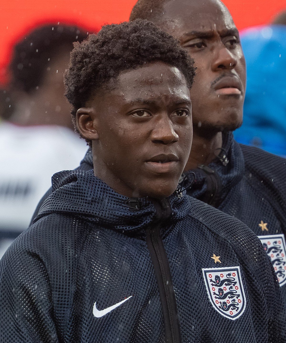Kobbie Mainoo in England training kit, in the Mainoo Seedorf interview feature