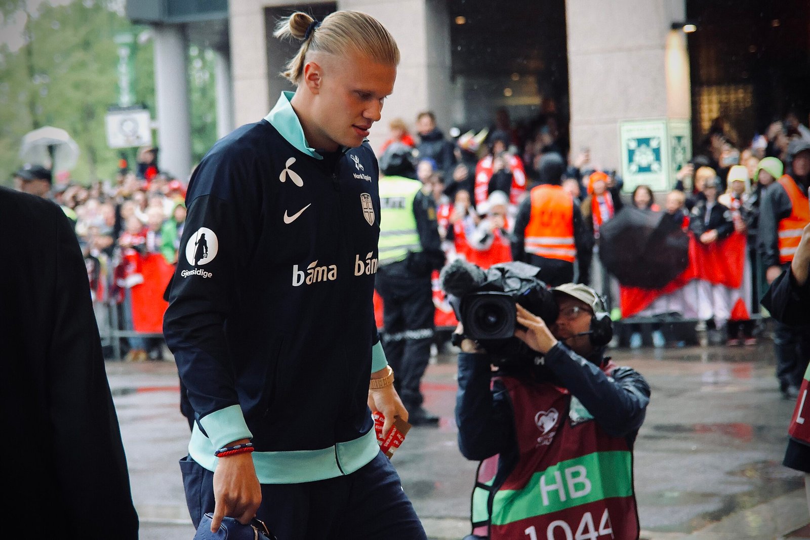 Erling Haaland in an archival photo accompanying the Man City expulsion report