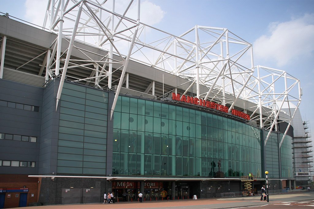 Archive exterior view of Old Trafford in 2006