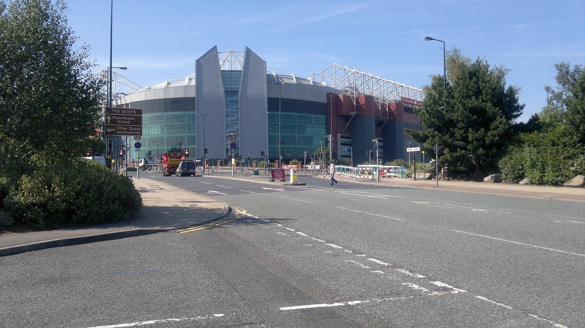 Man Utd fixtures: Old Trafford from the road (file photo)