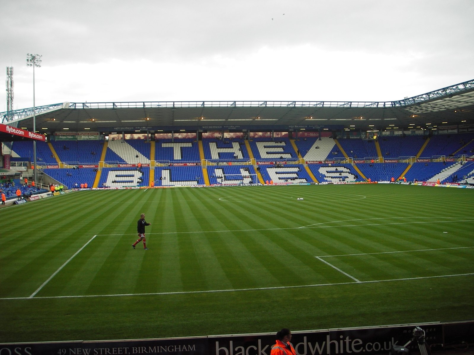 Tilton Road End stand at St Andrew's, where Birmingham City host Man United Women in November